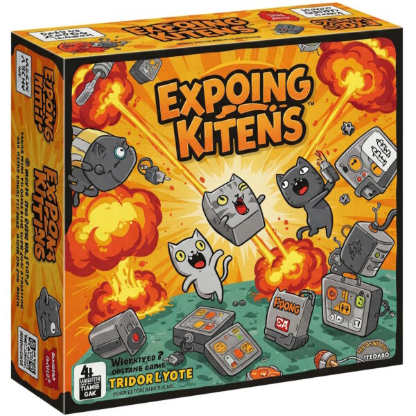 Exploding Kittens – Hullunkurinen ja Jännittävä Lautapeli